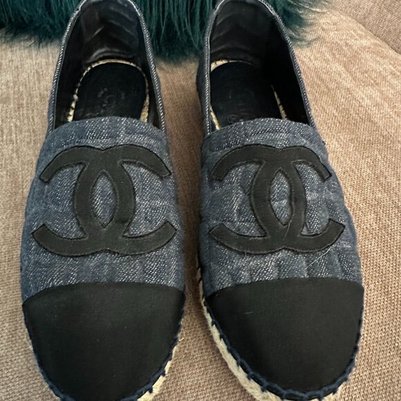 Chanel Denim Cruise Espadrille - Picture 1 of 8
